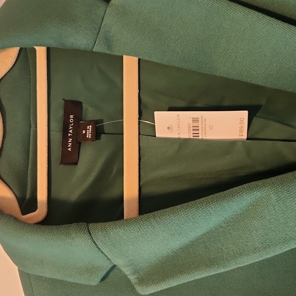 Ann Taylor Emerald Green Blazer Jacket - Picture 2 of 4